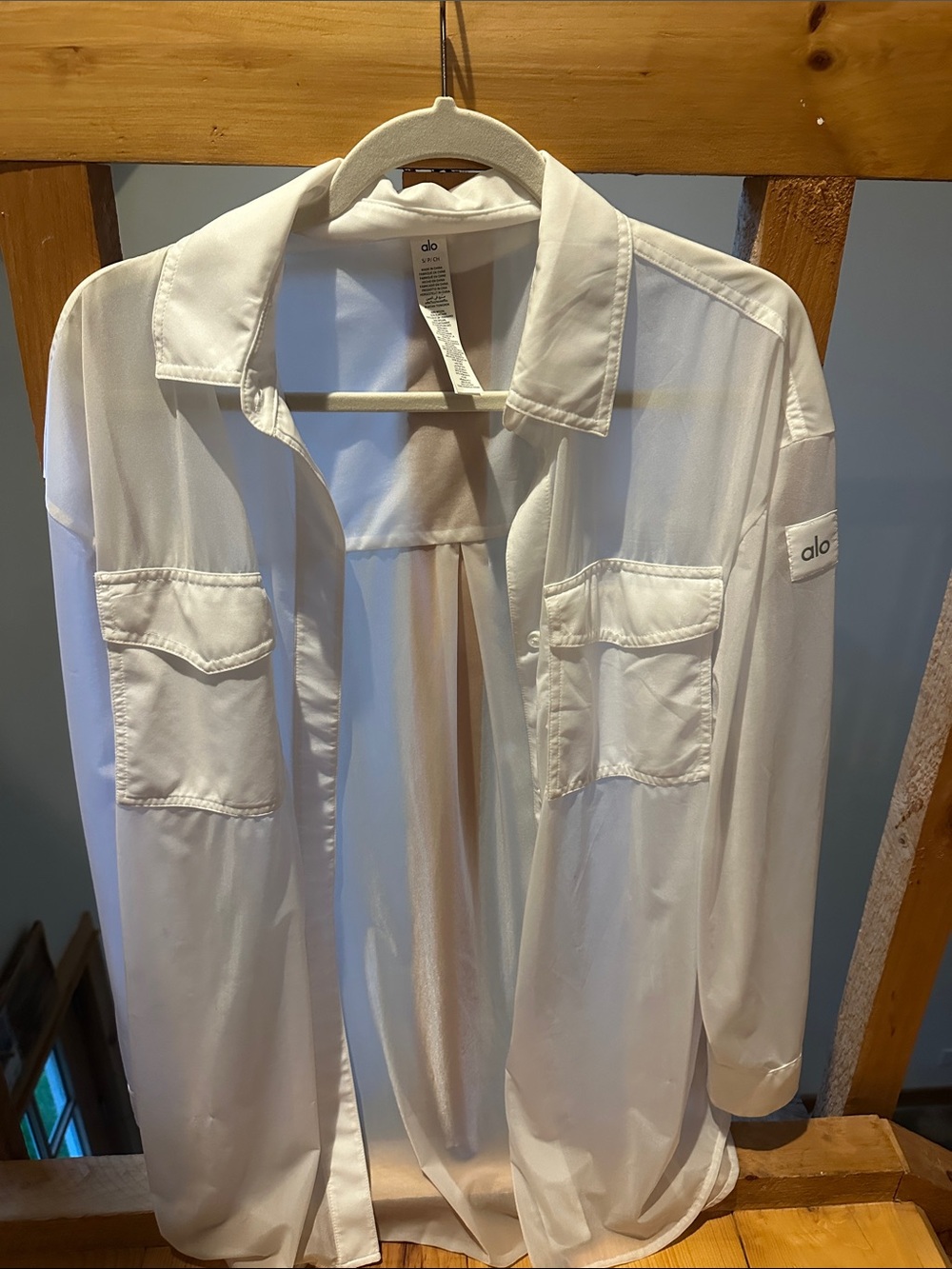 Alo Sheer Button Up S